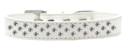 Dog, Puppy & Pet Fashion  Collar, "Clear Crystal Sprinkles"