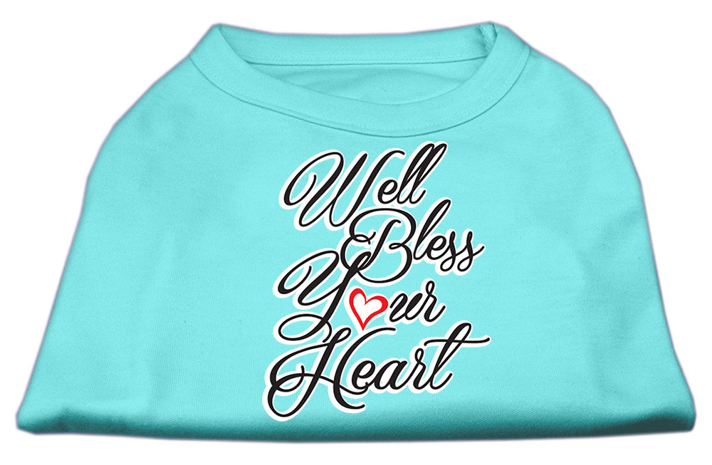 Pet Dog & Cat Shirt Screen Printed, "Well Bless Your Heart"