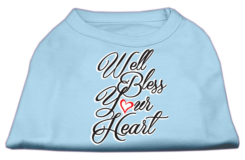 Pet Dog & Cat Shirt Screen Printed, "Well Bless Your Heart"