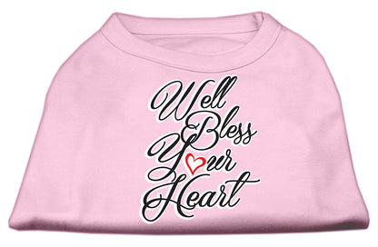 Pet Dog & Cat Shirt Screen Printed, "Well Bless Your Heart"