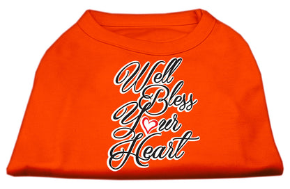 Pet Dog & Cat Shirt Screen Printed, "Well Bless Your Heart"