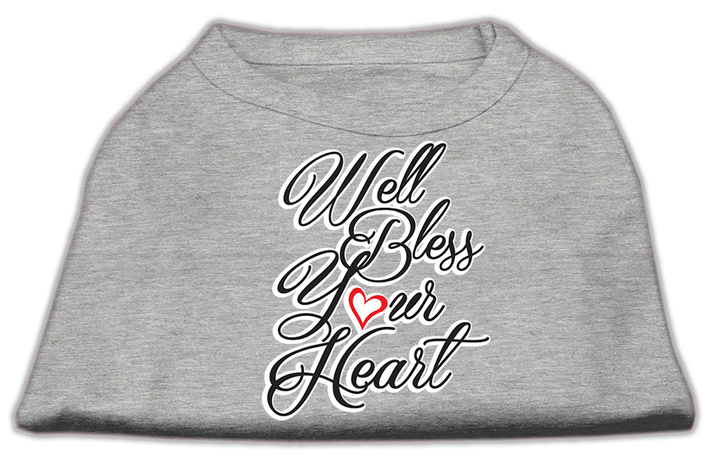 Pet Dog & Cat Shirt Screen Printed, "Well Bless Your Heart"