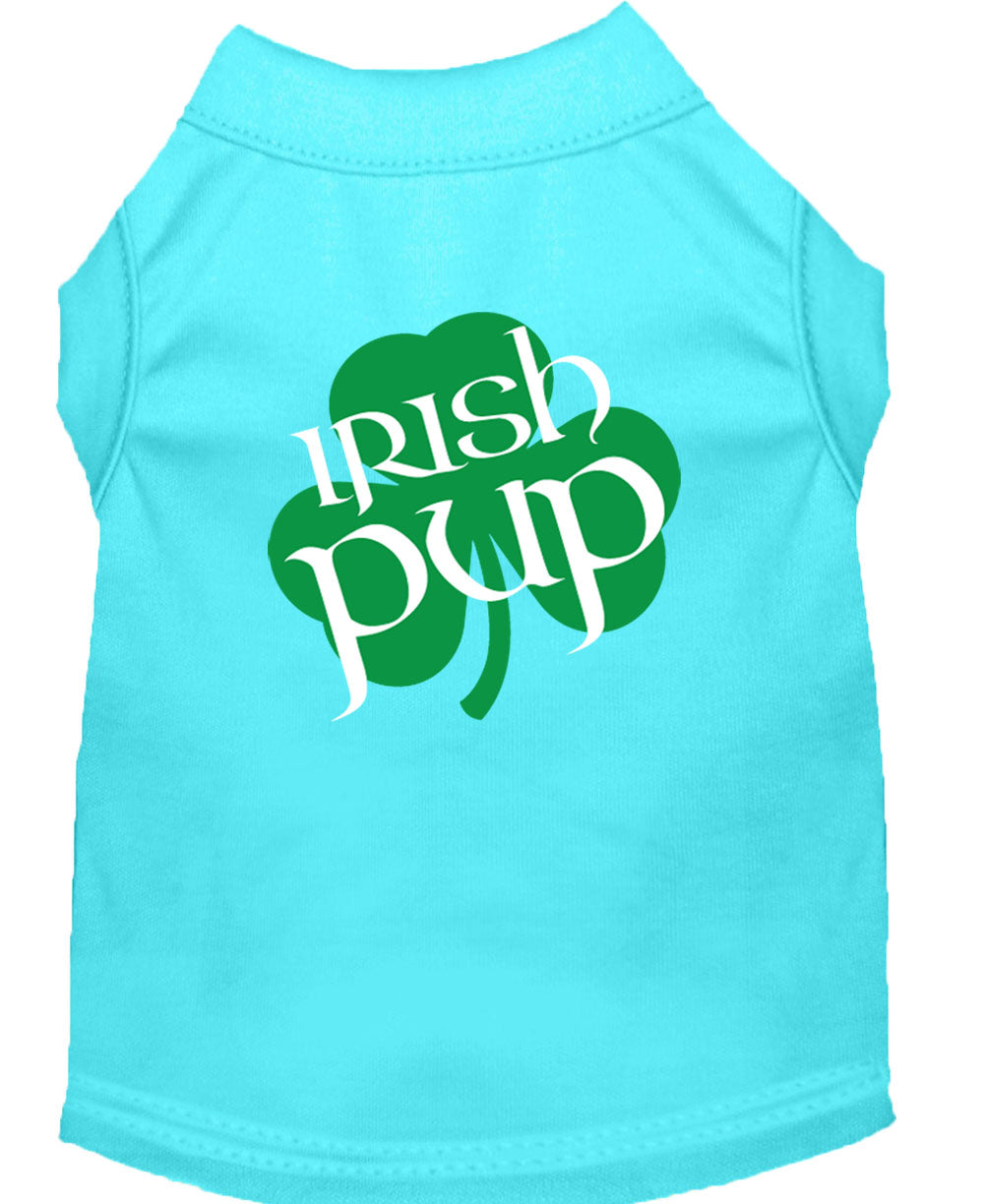 Pet Dog & Cat Shirt Screen Printed, "Irish Pup"