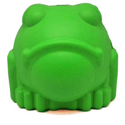 MKB Bull Frog Durable Rubber Chew Toy & Treat Dispenser