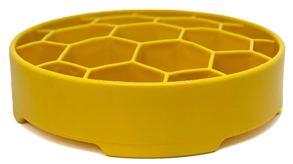 Honeycomb Design eBowl Enrichment Slow Feeder Bowl for Dogs