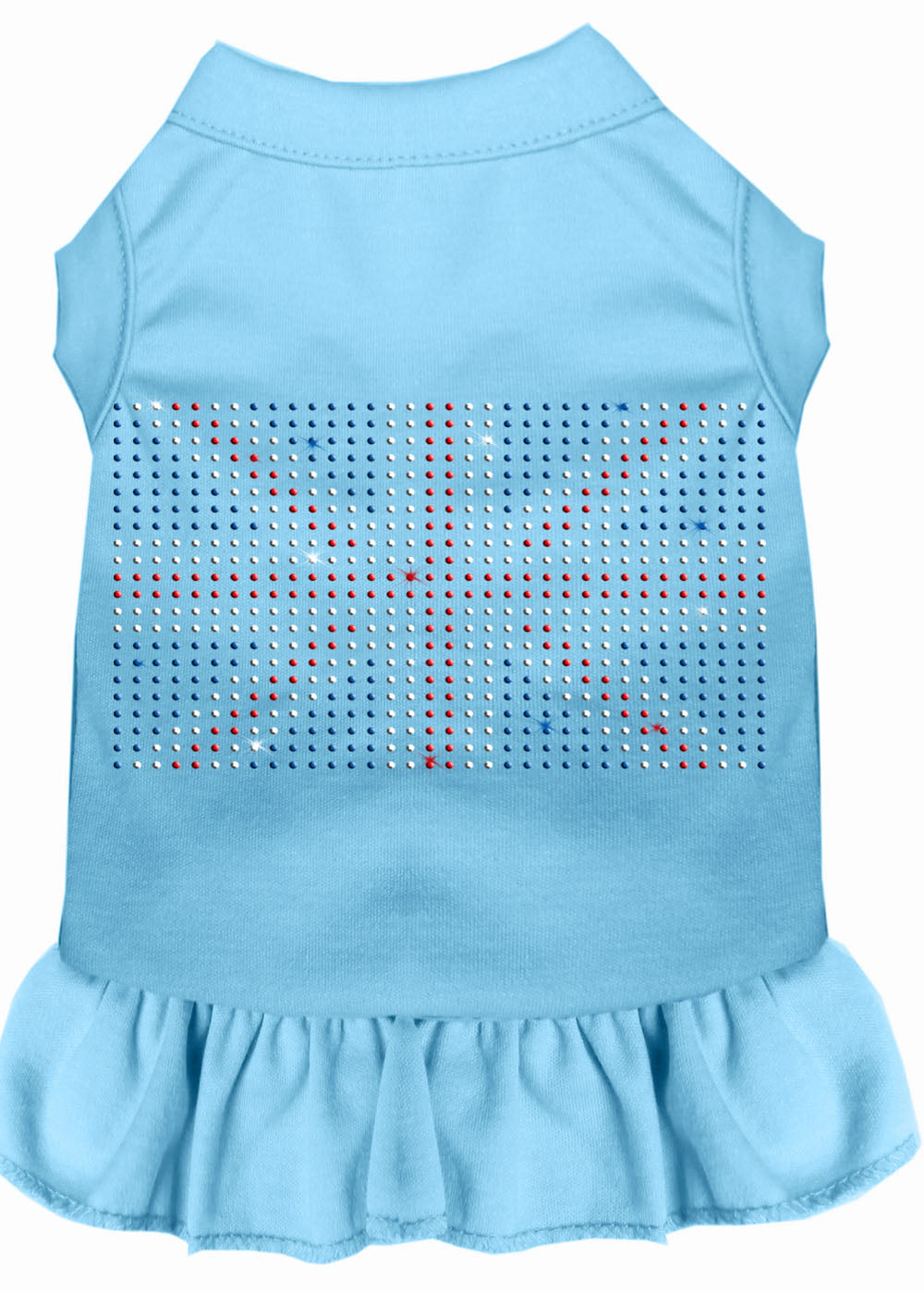 Pet Dog & Cat Dress Rhinestone, "British Flag"