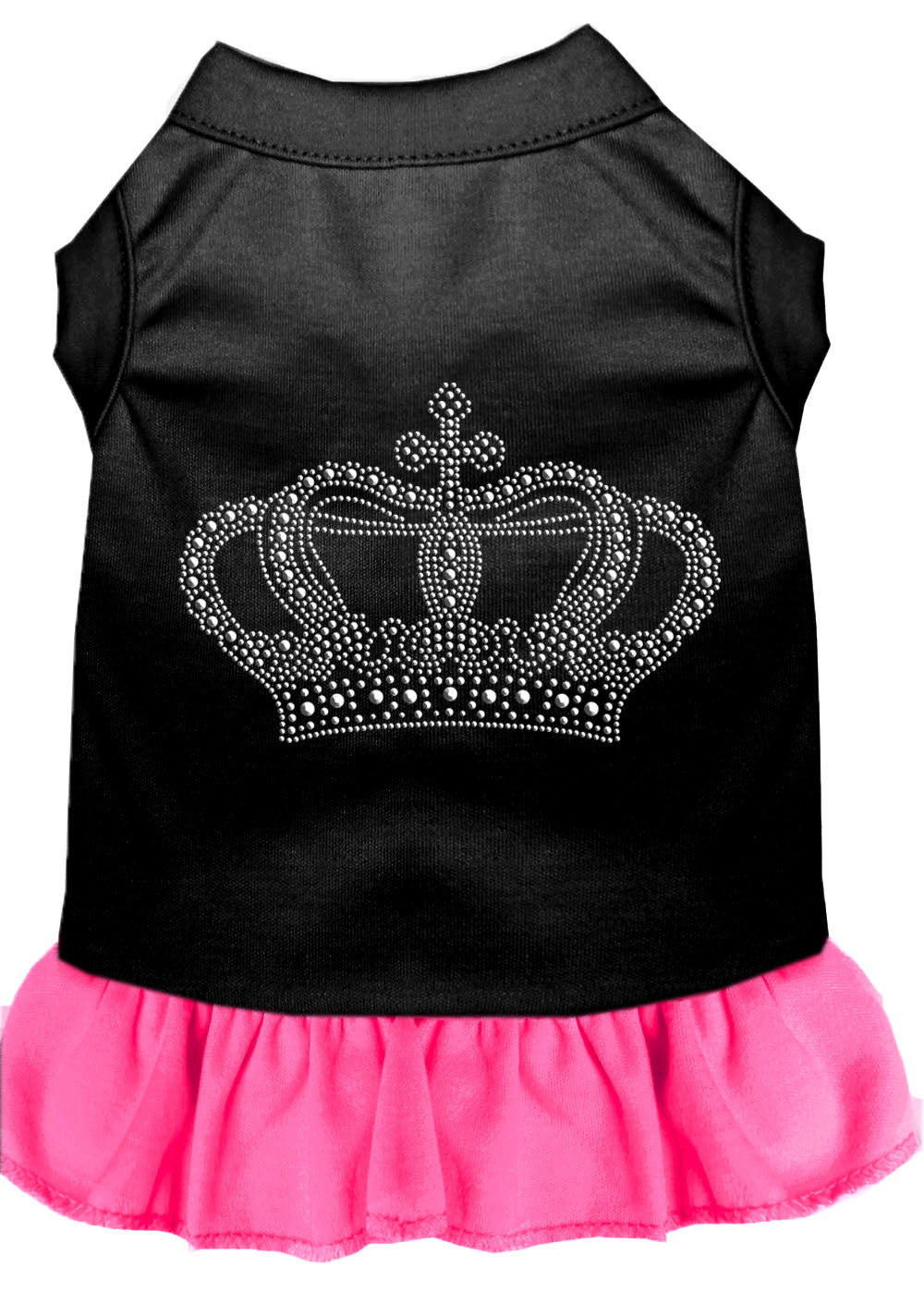 Pet Dog & Cat Dress Rhinestone, "Crown"