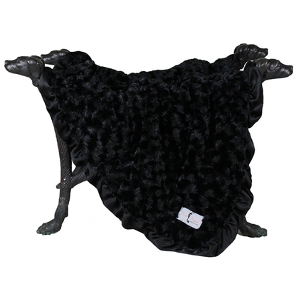 Ruffle Baby Dog Blanket