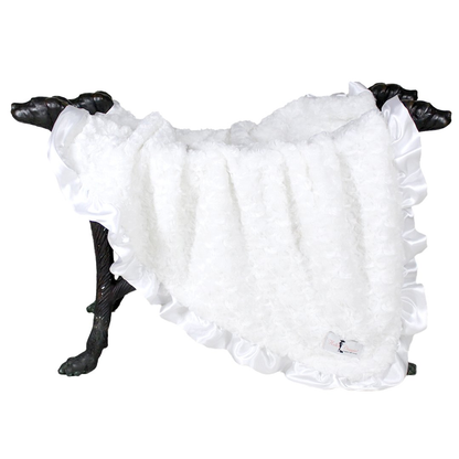 Ruffle Baby Dog Blanket