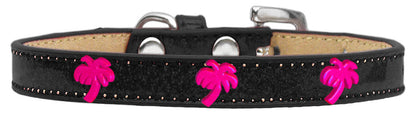 Dog, Puppy & Pet Widget Ice Cream Collar, "Pink Palm Tree"