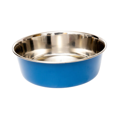 Country Living Set of 2 Heavy Gauge Stainless Steel Dog Bowls - Non-Skid, Durable & Rust-Resistant, Perfect for Food & Water