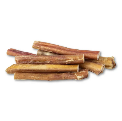 All-Natural Beef Bully Stick Dog Treats, Premium Snack, High Protein & Long-Lasting Chews – 6" Thick (3-Pack)