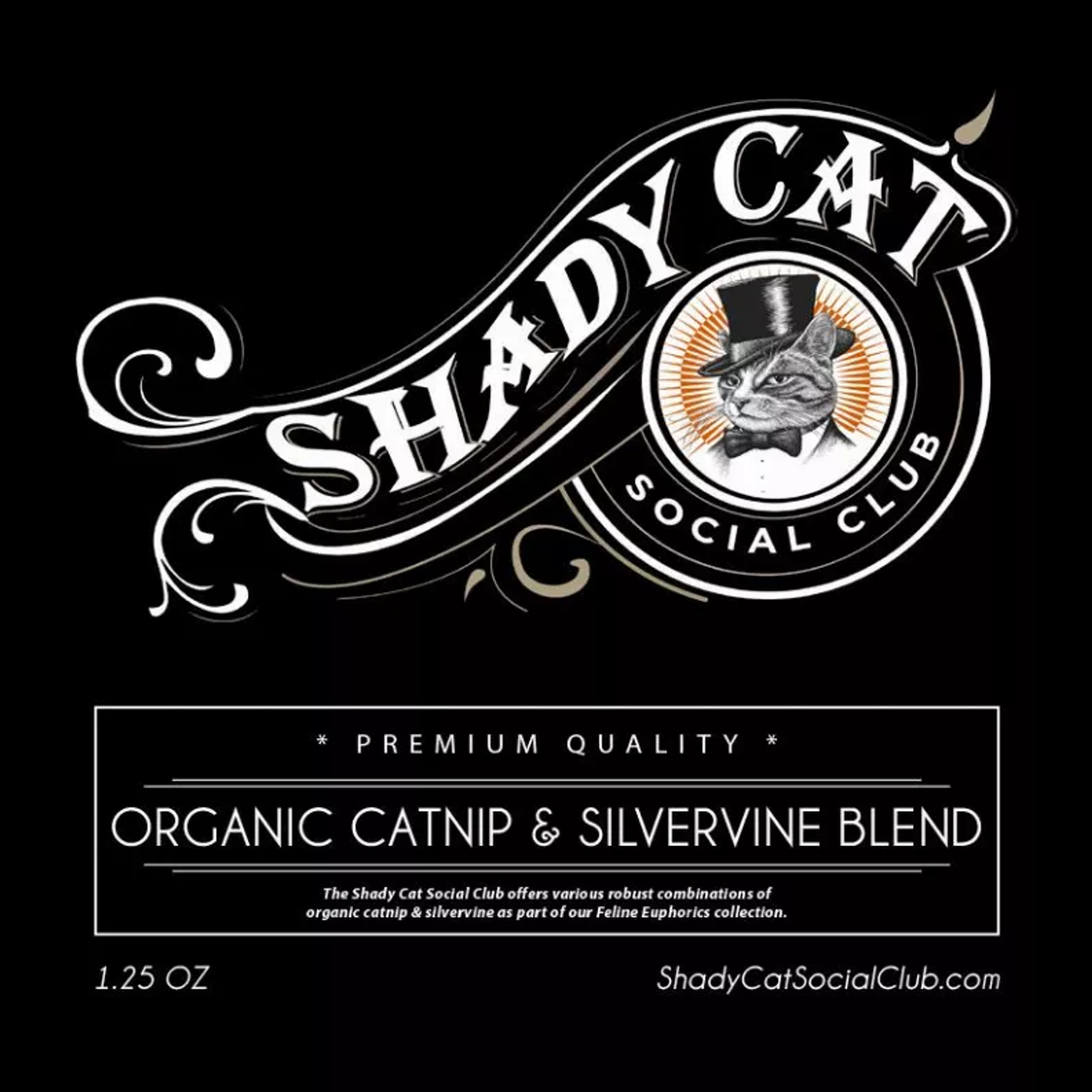 Premium Organic Catnip/Silvervine Blend