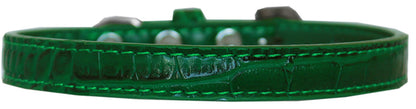 Dog, Puppy & Pet Designer Croc Collar, "Wichita Plain 1/2" Wide"