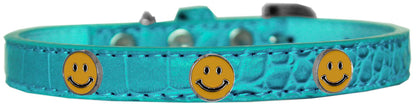 Dog, Puppy & Pet Designer Croc Widget Collar, "Happy Face"