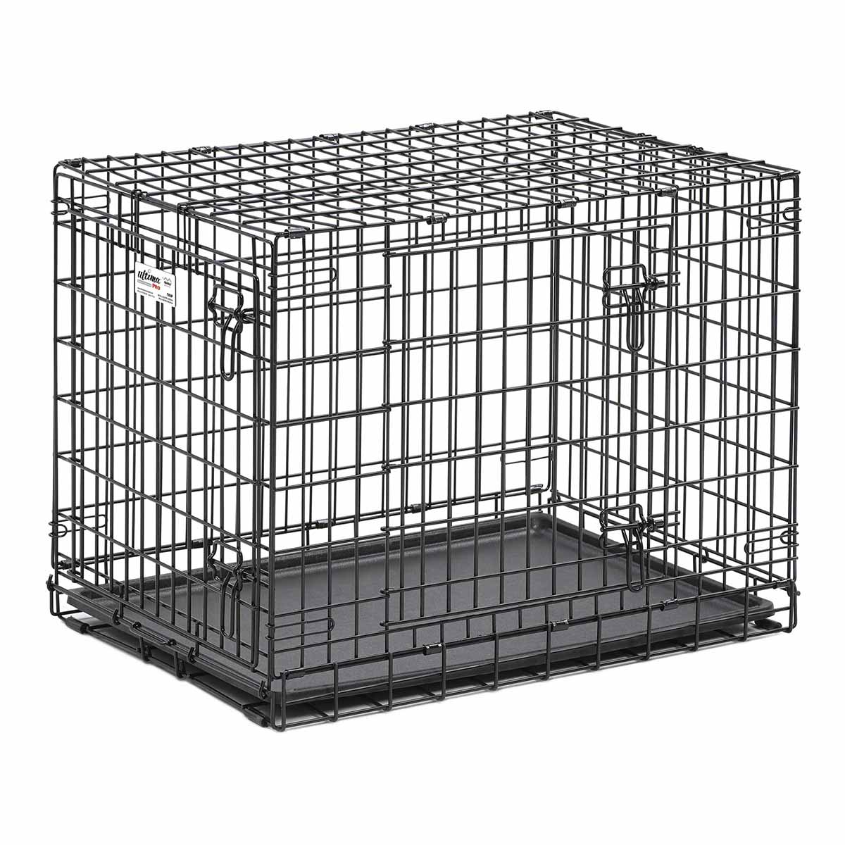 Midwest Ultima Pro Double Door Dog Crate Black 31" x 21.50" x 24"