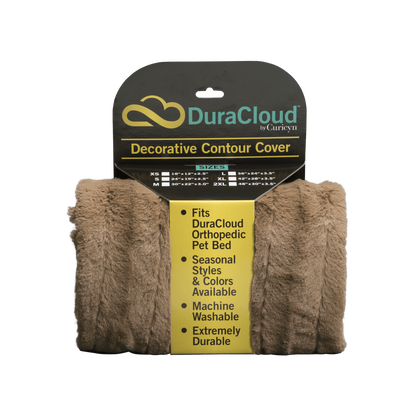 DuraCloud Orthopedic Pet Bed and Crate Pad Contour Cover