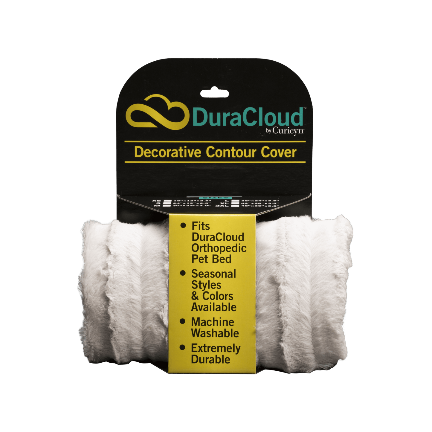 DuraCloud Orthopedic Pet Bed and Crate Pad Contour Cover