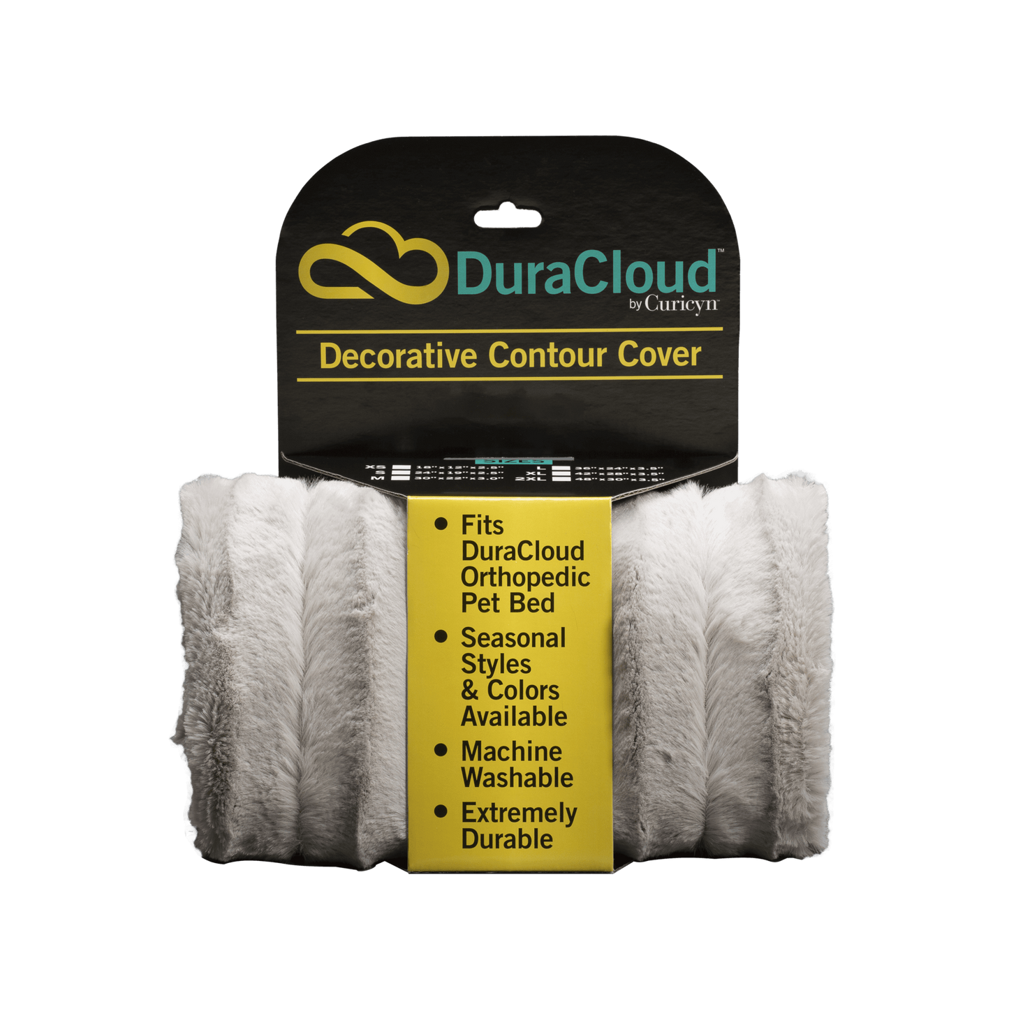 DuraCloud Orthopedic Pet Bed and Crate Pad Contour Cover