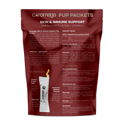 Coromega Pup Packets Omega-3 Skin & Immune Support