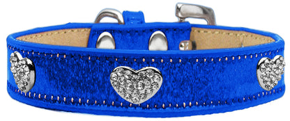 Dog, Puppy & Pet Ice Cream Collar, "Clear Crystal Heart"