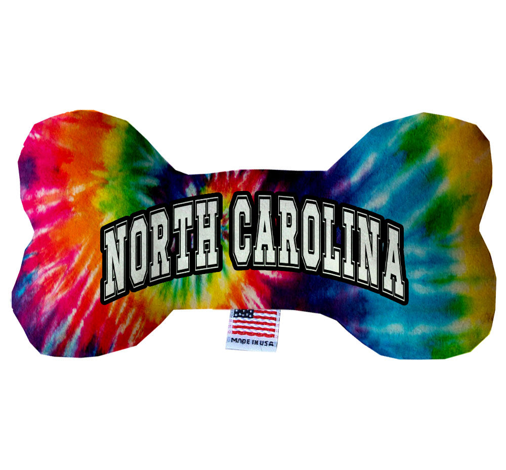 Pet & Dog Plush Bone Toys, "North Carolina Coast" (Set 2 of 2 North Carolina State Toy Options, available in different pattern options!)