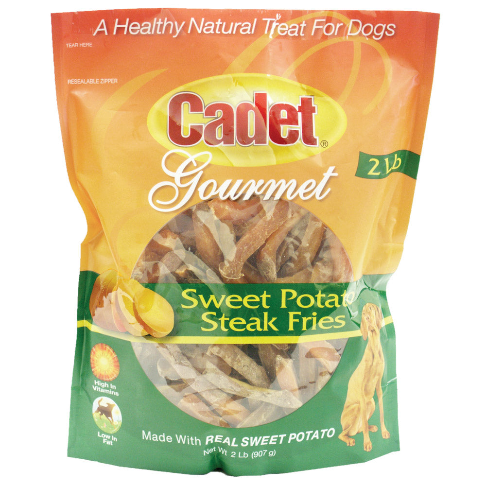 Cadet Sweet Potato Steak Fries Treats 2 pounds