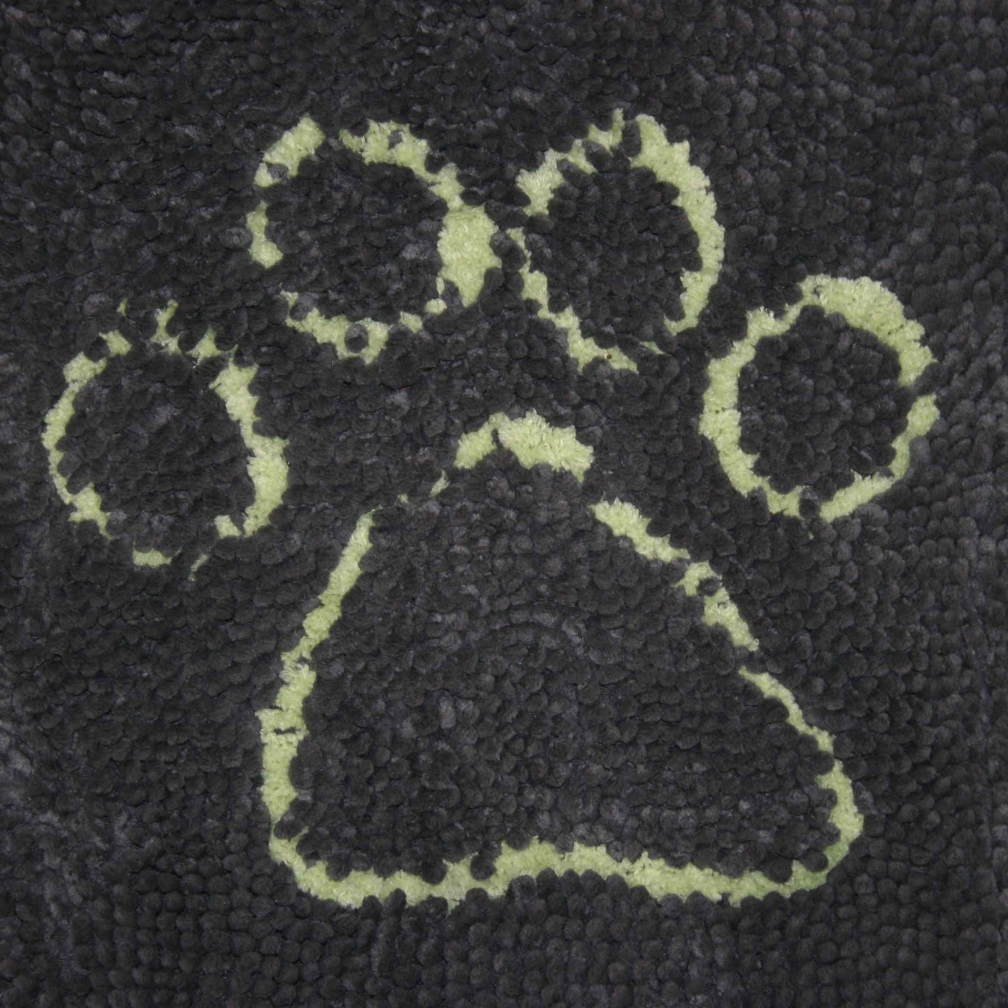 DGS Pet Products Dirty Dog Door Mat Large Cool Grey/Lime Green 35" x 26" x 2"