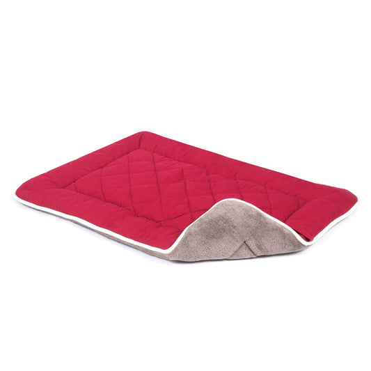 DGS Pet Products Pet Cotton Canvas Sleeper Cushion Large Berry 23" x 36" x 1"