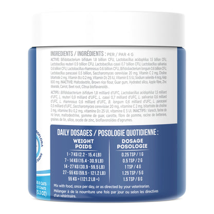 UBAVET Floradox Probiotic Powder for Dogs & Cats – Supplement for Digestive & Immune Health – 5.3 oz (150g)