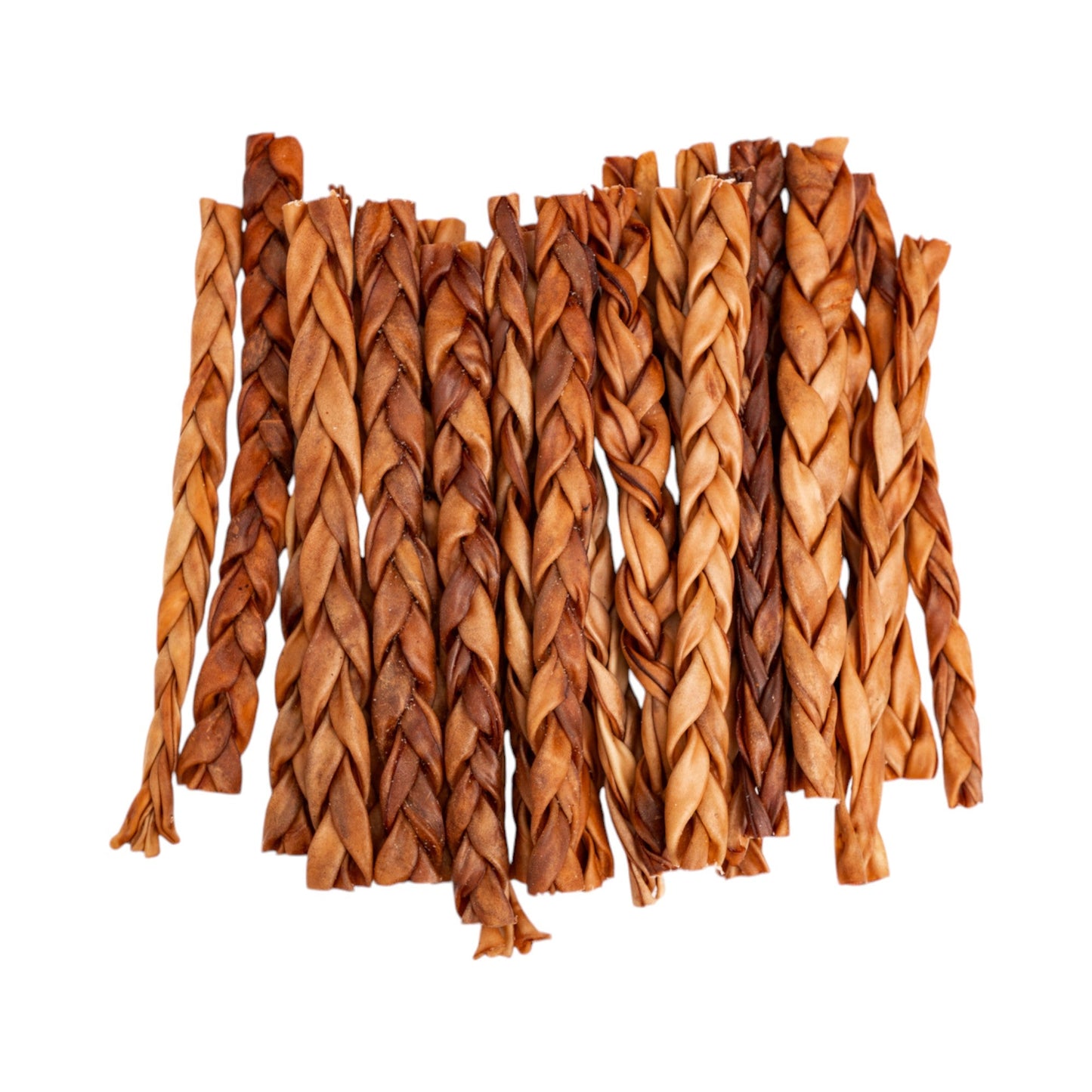 Braided Collagen Stick Dog Treats – All-Natural, Grain-Free, Joint-Boosting Chew – 12" Standard (25/Case)