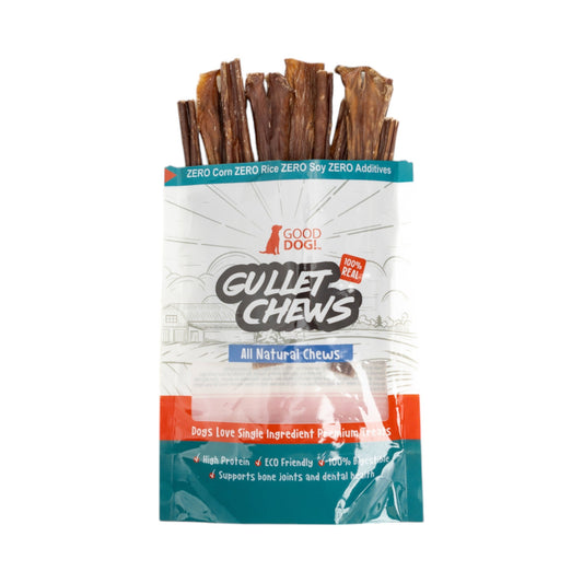 All-Natural Beef Gullet Stick Dog Treats – Delicious & Nutritious Healthy Chews for Happy Dogs – 6" (10-Pack)