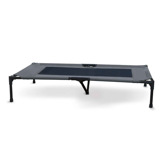 K&H Pet Products Original Pet Cot Elevated Pet Bed Extra Large Charcoal/Black 32" x 50" x 9"