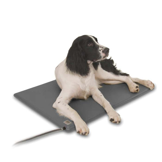 K&H Pet Products Deluxe Lectro-Kennel Medium Gray 16.5" x 22.5" x 0.5"