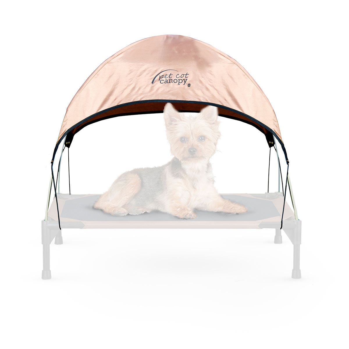 K&H Pet Products Pet Cot Canopy Small Tan 17" x 22" x 16"