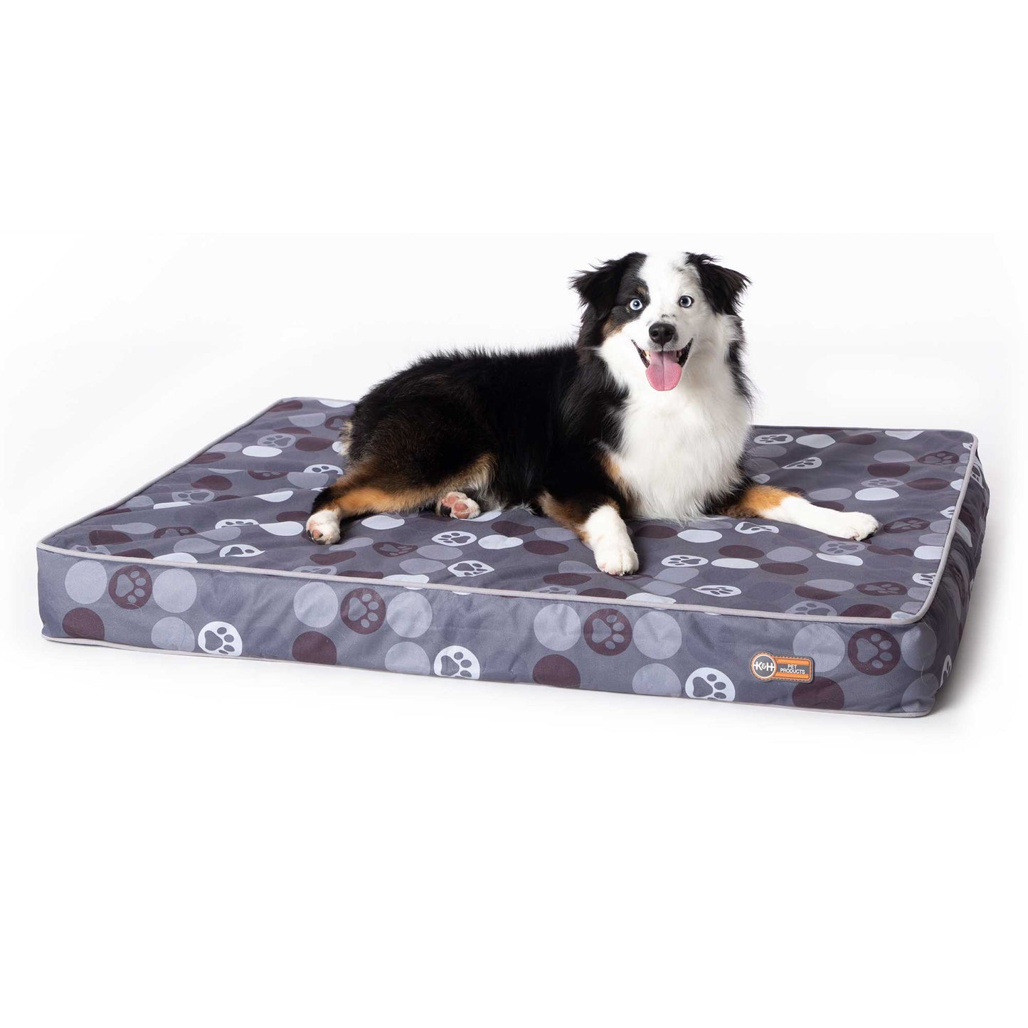 K&H Pet Products Superior Orthopedic Indoor/Outdoor Bed Medium Gray 40" x 30" x 4"