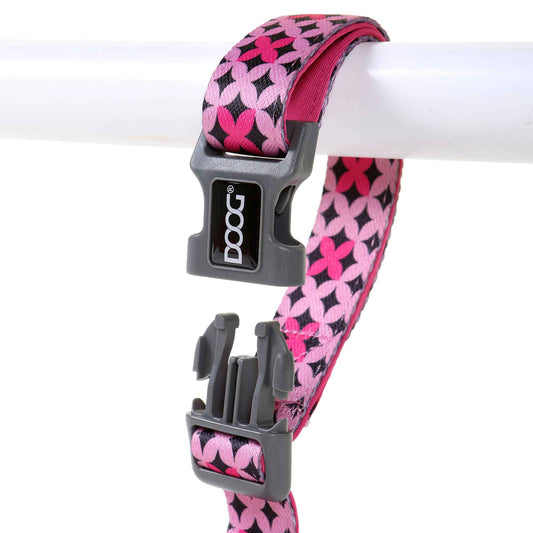 DOOG Neoprene Dog Clip It Leash Toto Extra Large Pink