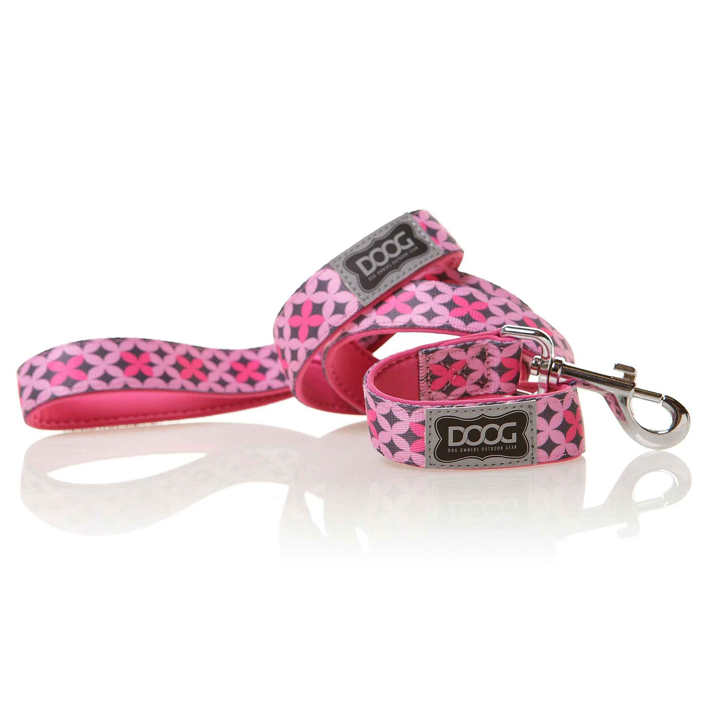 DOOG Neoprene Dog Leash Toto Large Pink