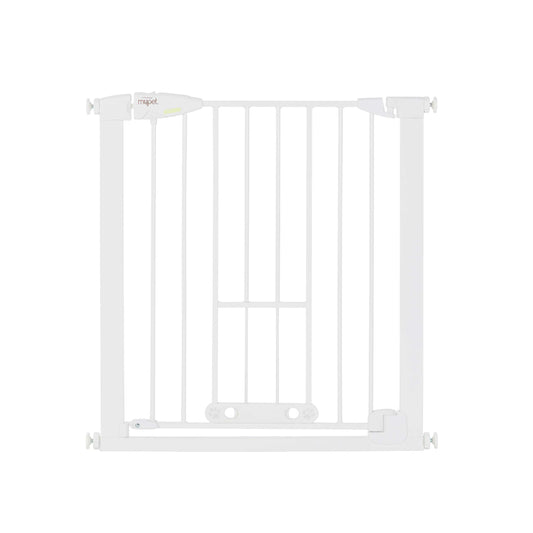 North States MyPet Wide Walk Thru EasyPass Pet Gate with Auto Close 5452 1.75" x 29.75-40.5" x 30"