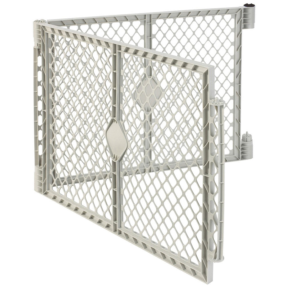 North States Superyard XT Pet Gate Extension Kit 2 panel White 30" x 26"