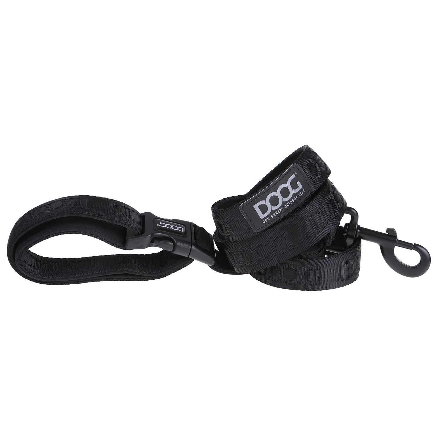 DOOG Neosport Neoprene Clip It Dog Leash Extra Large Black