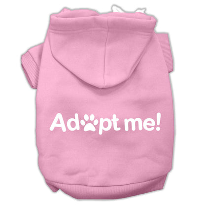 Pet, Dog & Cat Hoodie Screen Printed, "Adopt Me"