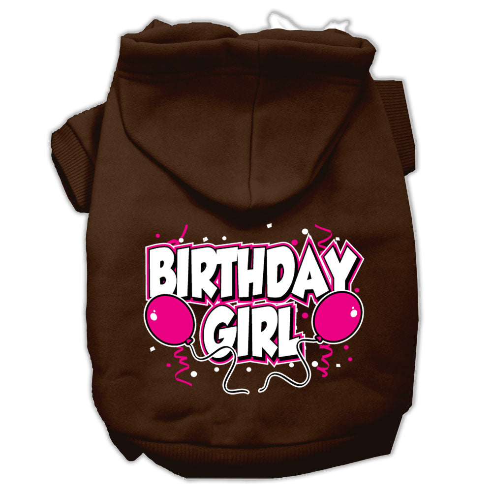 Pet, Dog & Cat Hoodie Screen Printed, "Birthday Girl"