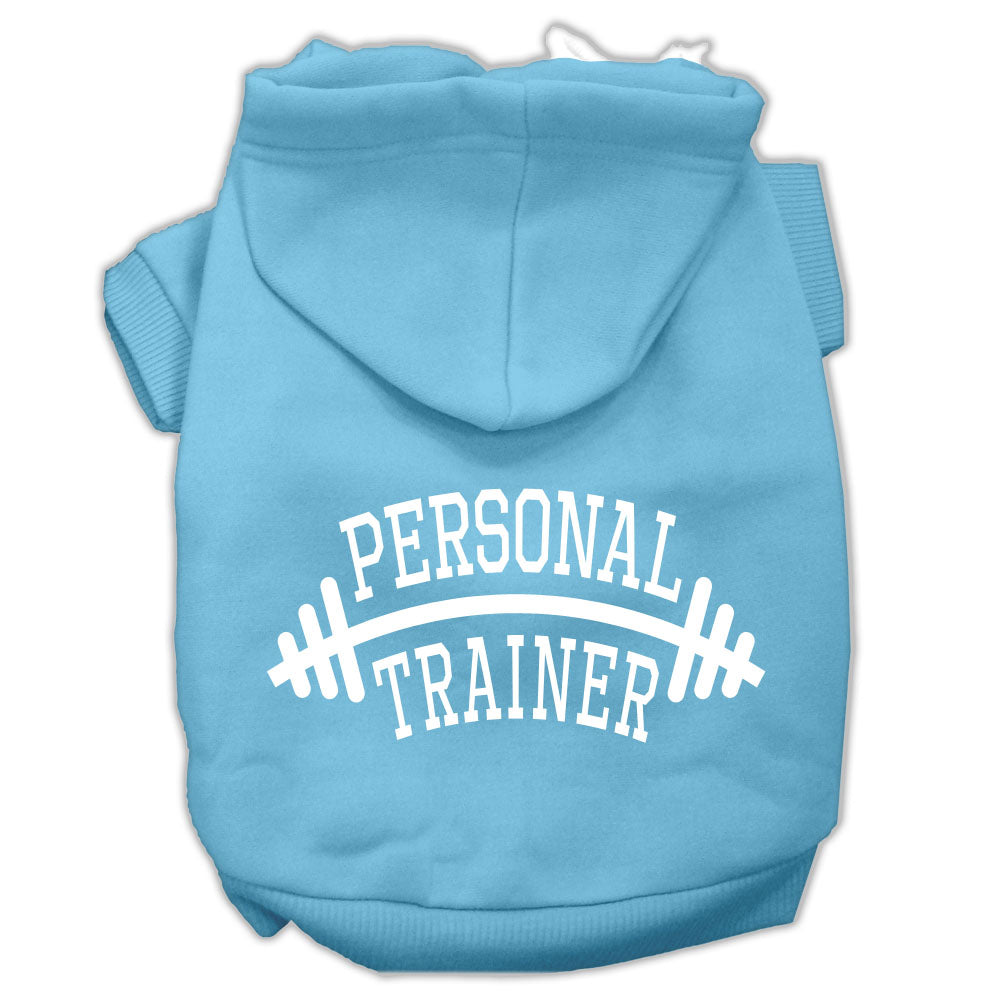 Pet, Dog & Cat Hoodie Screen Printed, "Personal Trainer"