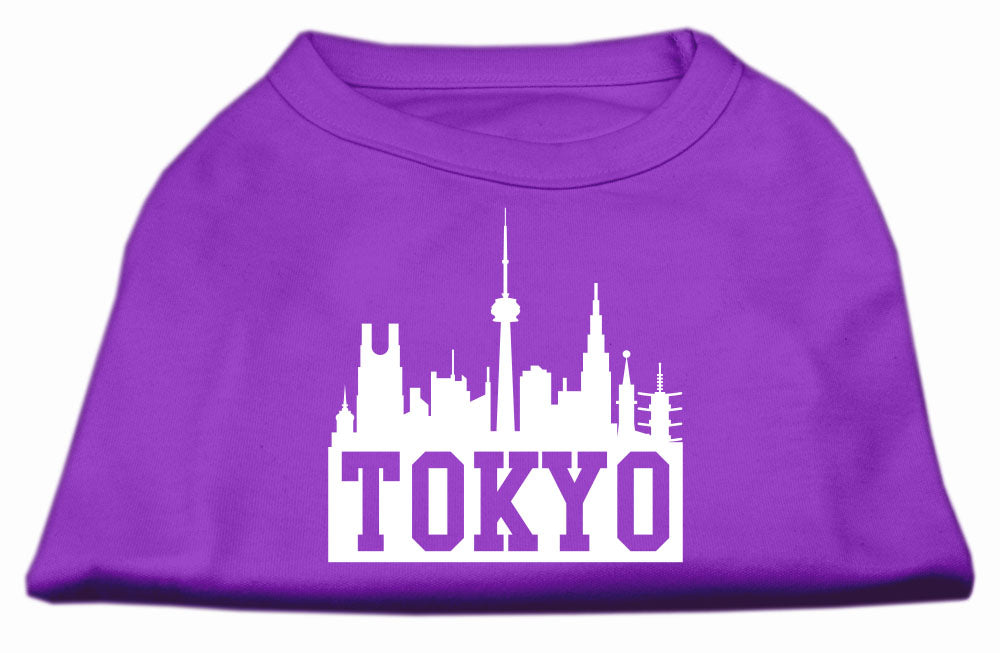 Pet Dog & Cat Shirt Screen Printed, "Tokyo Skyline"