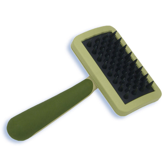 Coastal Pet Products Safari Cat Massage Brush Green 6.5" x 3.2" x 2"