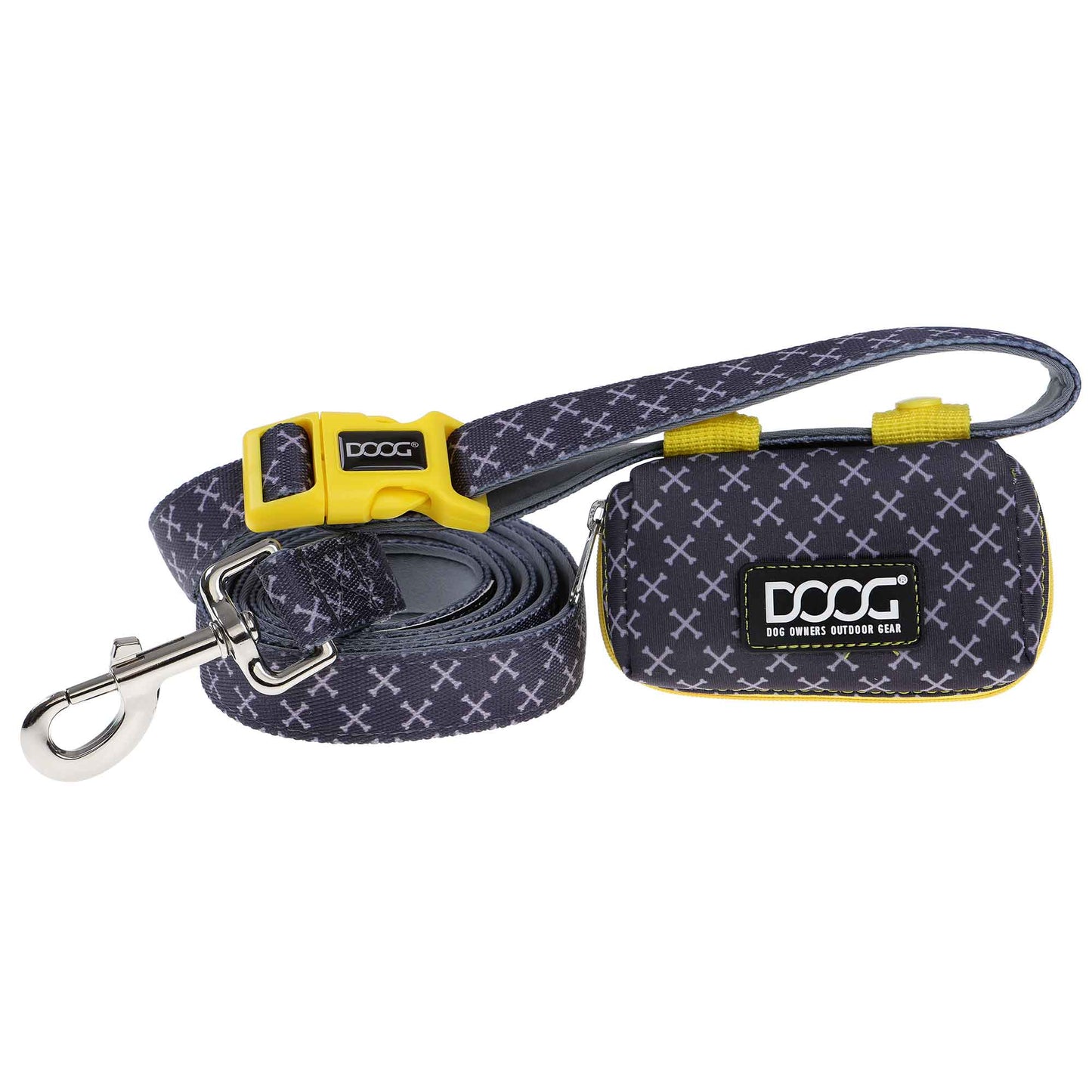 DOOG Walkie Pouch Black/Purple/Yellow 3.93" x 2.75" x 1.57"