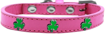 Dog, Puppy & Pet Widget Collar, "Shamrock"