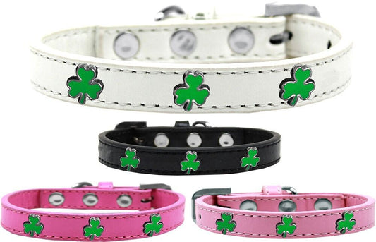 Dog, Puppy & Pet Widget Collar, "Shamrock"