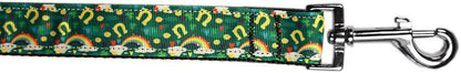 Pet Dog & Cat Nylon Collar or Leash, "Lucky Puppy Charms"